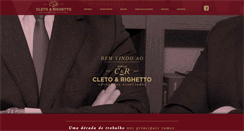 Desktop Screenshot of cletoerighetto.adv.br